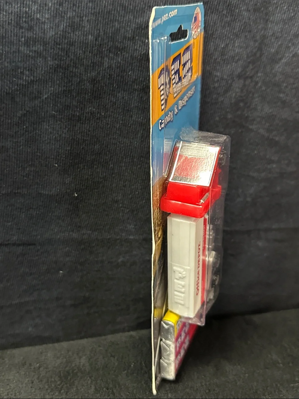 Office Depot Red & White Truck PEZ Candy Dispenser with Mixed Flavors